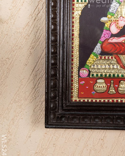 Tanjore Painting - Annapoorani - Flat (Gold Foil) - 15x12 inch - WL5247 - Tanjore Painting