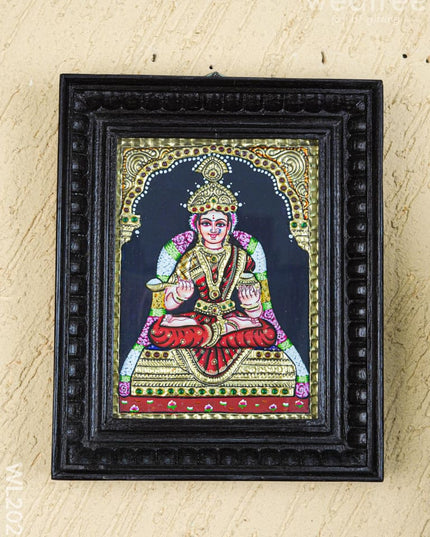 Tanjore Painting - Annapoorani - Flat (Gold Foil) - 8x6 inch - WL2021 - Tanjore Painting