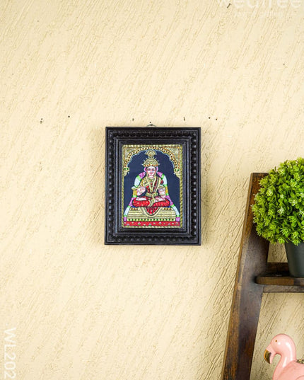 Tanjore Painting - Annapoorani - Flat (Gold Foil) - 8x6 inch - WL2021 - Tanjore Painting