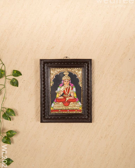 Tanjore Painting - Annapoorani - Flat (Gold Foil) - 8x6 inch - WL2021 Tanjore Painting