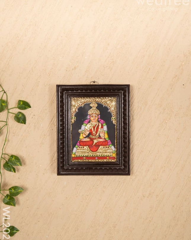 Tanjore Painting - Annapoorani - Flat (Gold Foil) - 8x6 inch - WL2021 Tanjore Painting