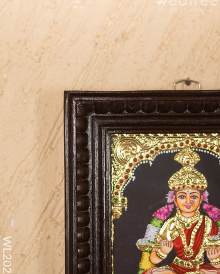 Tanjore Painting - Annapoorani - Flat (Gold Foil) - 8x6 inch - WL2021 Tanjore Painting