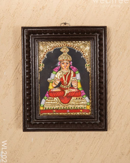 Tanjore Painting - Annapoorani - Flat (Gold Foil) - 8x6 inch - WL2021 Tanjore Painting