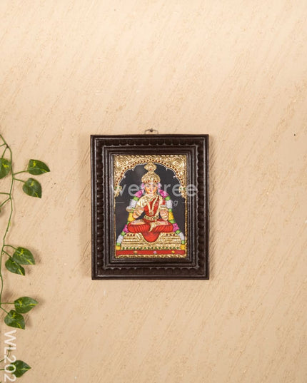 Tanjore Painting - Annapoorani - Flat (Gold Foil) - 8x6 inch - WL2021 Tanjore Painting