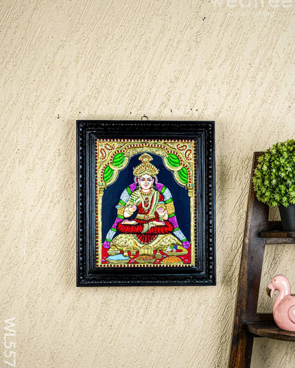 Tanjore Painting - Annapoorani - Semi Embossed - 15x12 inch - WL5574 - Tanjore Painting
