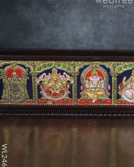 Tanjore Painting Panel (5 Deities) - Wl2464