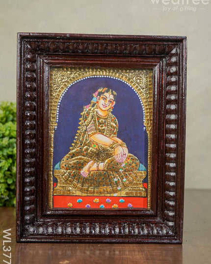 Tanjore Painting Bride - 10X8 Inch Wl3773