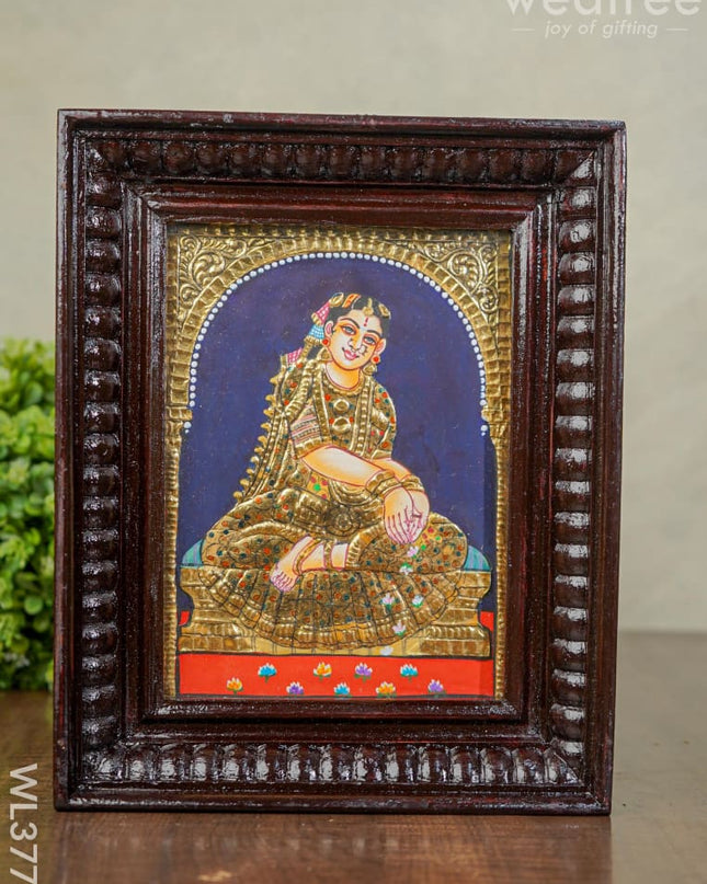 Tanjore Painting Bride - 10X8 Inch Wl3773