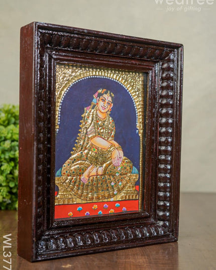 Tanjore Painting Bride - 10X8 Inch Wl3773