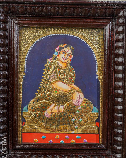 Tanjore Painting Bride - 10X8 Inch Wl3773
