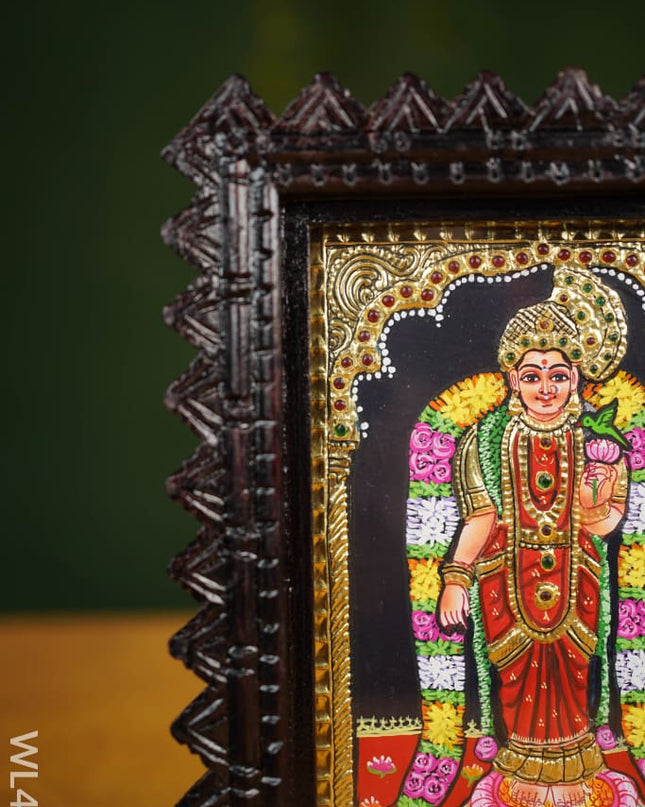 Tanjore Painting Andal (Chettinad Frame)- 8X6 Inch - Wl4684