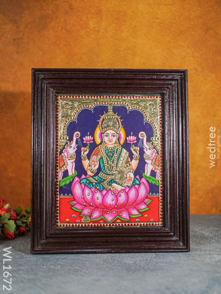 Tanjore Painting - Gajalakshmi (10X12) Wl1672