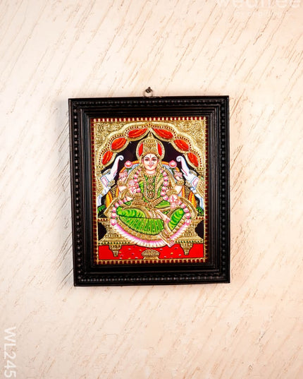Tanjore Painting - Gajalakshmi - Flat (Gold Foil) - 15x12 inch - WL2452 - Tanjore Painting