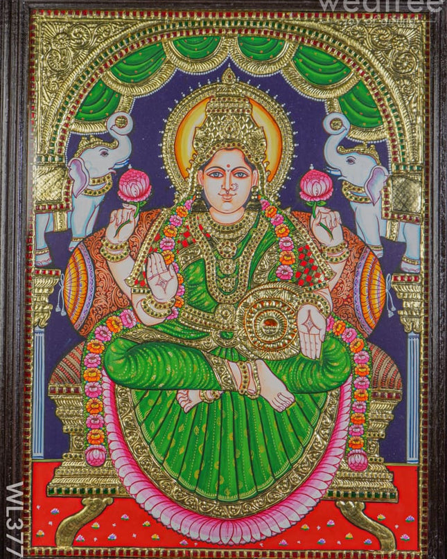 Tanjore Painting Gajalakshmi - 24X18 Inch Wl3779
