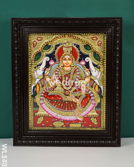 Tanjore Painting - Gajalakshmi - Semi Embossed - 15x12 inch - WL1732 Tanjore Painting