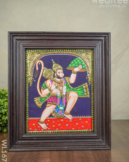 Tanjore Painting - Anjaneyar (13X15) Wl1675