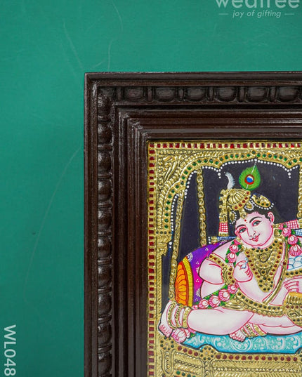 Tanjore Painting Vithoba Krishna- 10X8Inches - Wl0485