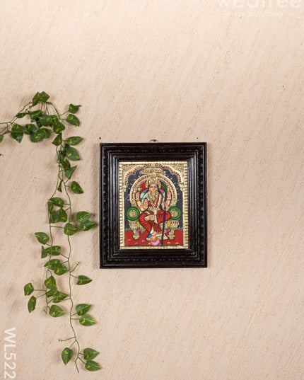 Tanjore Painting - Kamakshi - Flat (Gold Foil) - 10x8 inch - WL5226 - Tanjore Painting