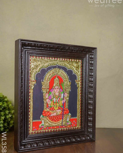 Tanjore Painting Kamakshi - 12 X 10 Wl3582