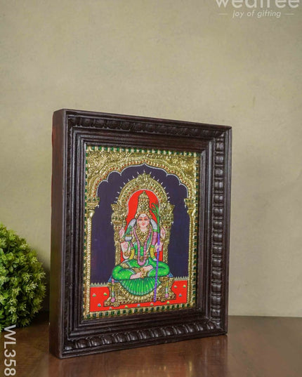 Tanjore Painting Kamakshi - 12 X 10 Wl3582