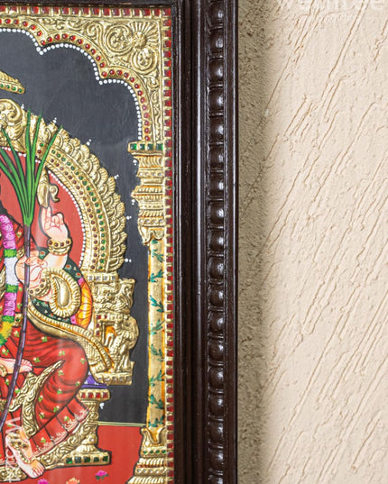 Tanjore Painting - Kamatchi - Flat (Gold Foil) - 18x14 inch - WL5249 - Tanjore Painting