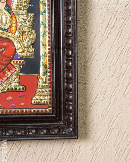 Tanjore Painting - Kamatchi - Flat (Gold Foil) - 18x14 inch - WL5249 - Tanjore Painting