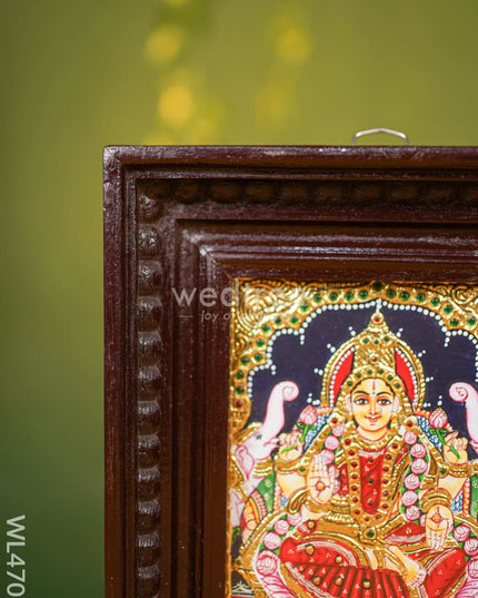 Tanjore Painting - Lakshmi Flat (Gold Foil) 8 X 6 Inch Wl4706