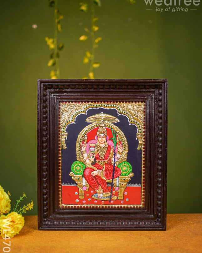 Tanjore Painting - Lalitha Flat (Gold Foil) 12 X 10 Inch Wl4703