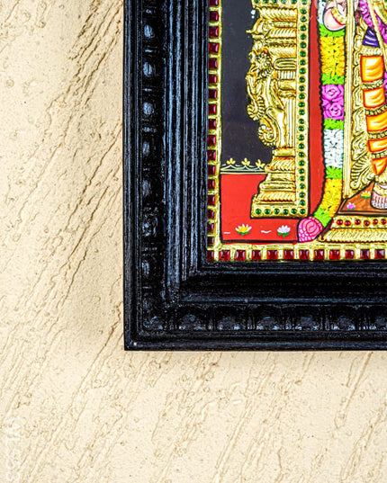 Tanjore Painting - Murugan - Flat (Gold Foil) - 12x10 inch - WL5533 - Tanjore Painting