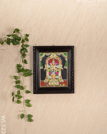 Tanjore Painting - Murugan - Semi Embossed - 12x10 inch - WL5236 - Tanjore Painting