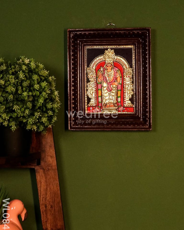 Tanjore Painting Murugar: 8X6 Inches - Wl0848 Painting
