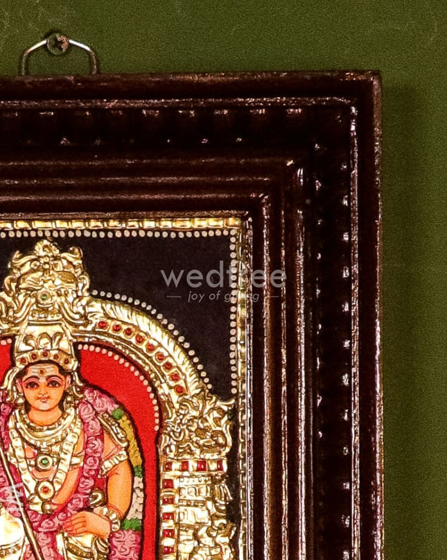 Tanjore Painting Murugar: 8X6 Inches - Wl0848 Painting