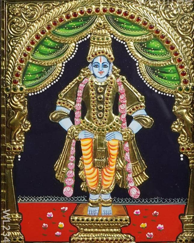 Tanjore Painting Pandurang - 10 X 8 (Medium ) Wl2344 Painting