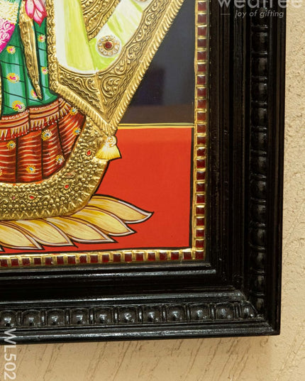 Tanjore Painting - Radha-Krishna - Semi Embossed - 24x30 inch - WL5025 Tanjore Painting