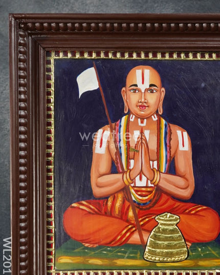 Tanjore Painting Ramanujan:  14X12 - Wl2016