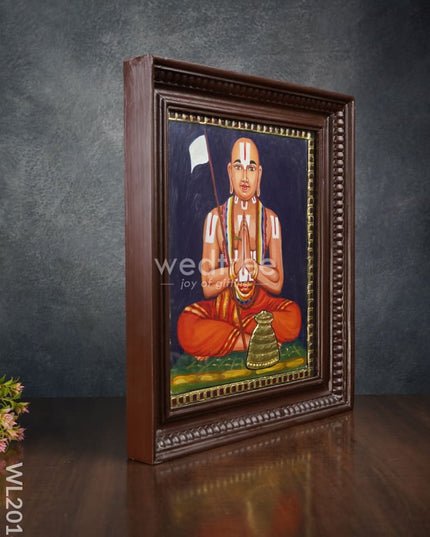 Tanjore Painting Ramanujan:  14X12 - Wl2016