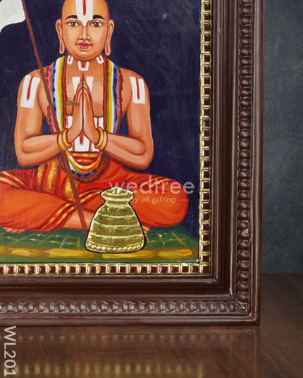 Tanjore Painting Ramanujan:  14X12 - Wl2016