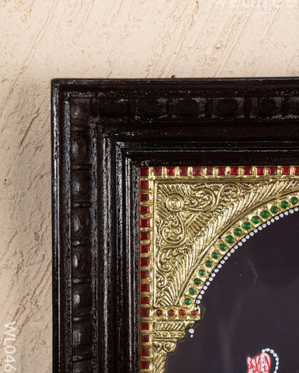Tanjore Painting - Saraswathi - Flat (Gold Foil) - 15x12 inch - WL0461 - Tanjore Painting