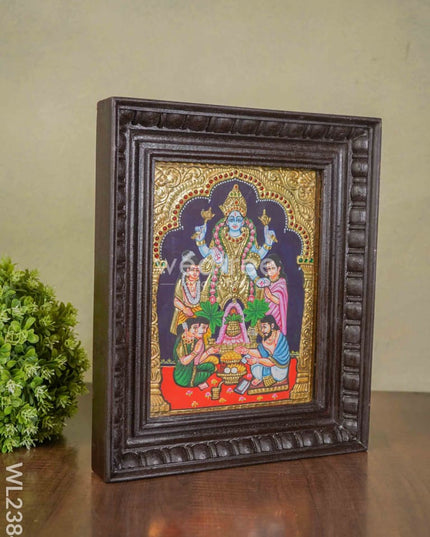 Tanjore Painting Sathya Narayanan - (10X8) Wl2384