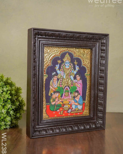 Tanjore Painting Sathya Narayanan - (10X8) Wl2384