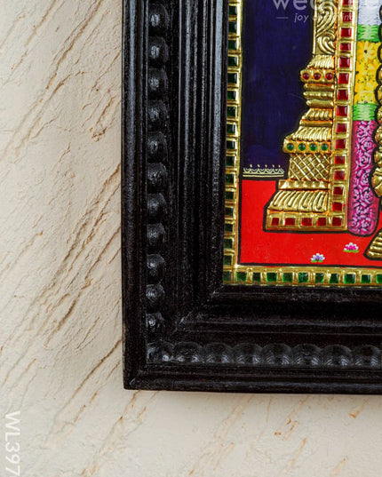 Tanjore Painting - Tirupathi Balaji - Flat (Gold Foil) - 15x12 inch - WL3970 - Tanjore Painting