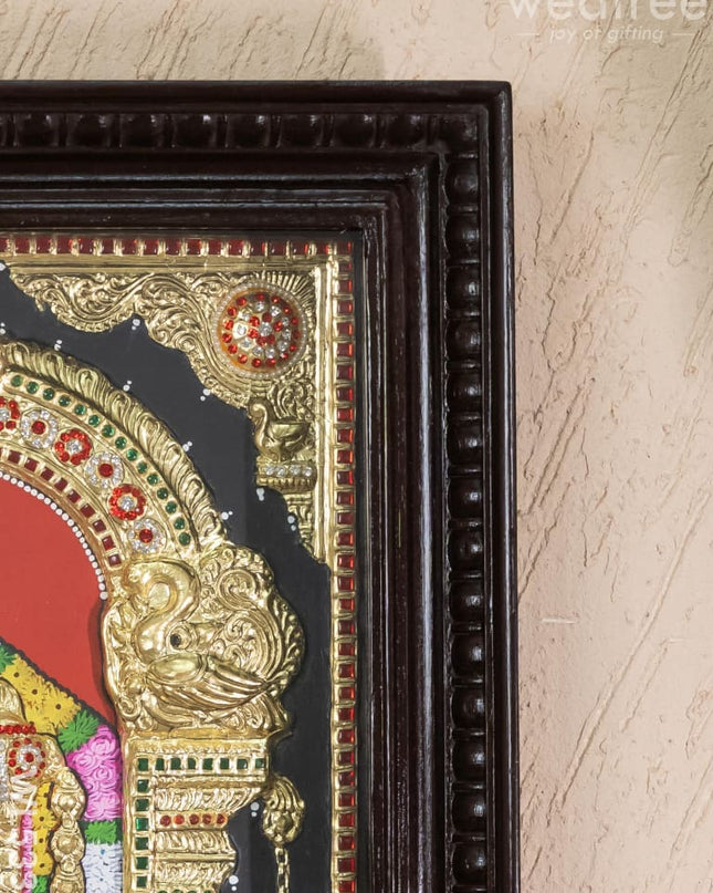 Tanjore Painting - Tirupathi Balaji - Semi Embossed - 24x18 inch - WL5335 - Tanjore Painting