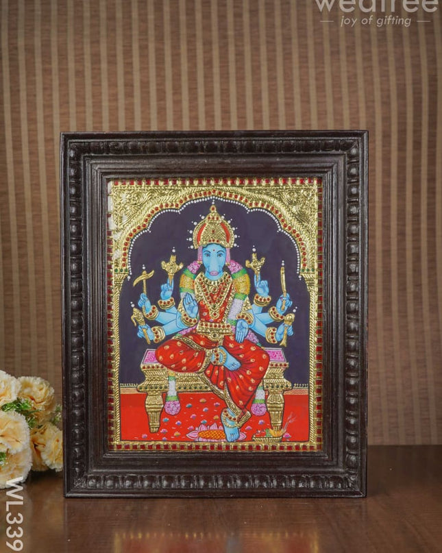 Tanjore Painiting - Varahi Amman 15 X 12 Inch Wl3393 Painting