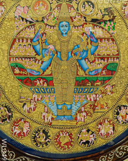 Tanjore Painting - Dasavatharam Frame Wl3492