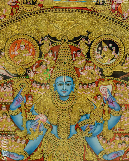 Tanjore Painting - Dasavatharam Frame Wl3492