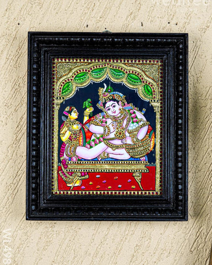 Tanjore Painting - Vithoba Krishna - Flat (Gold Foil) - 12X10 - WL4986 - Tanjore Painting
