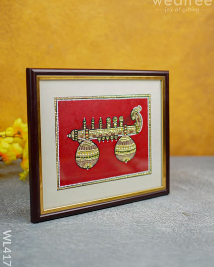 Tanjore Painting Veena - Wl4179