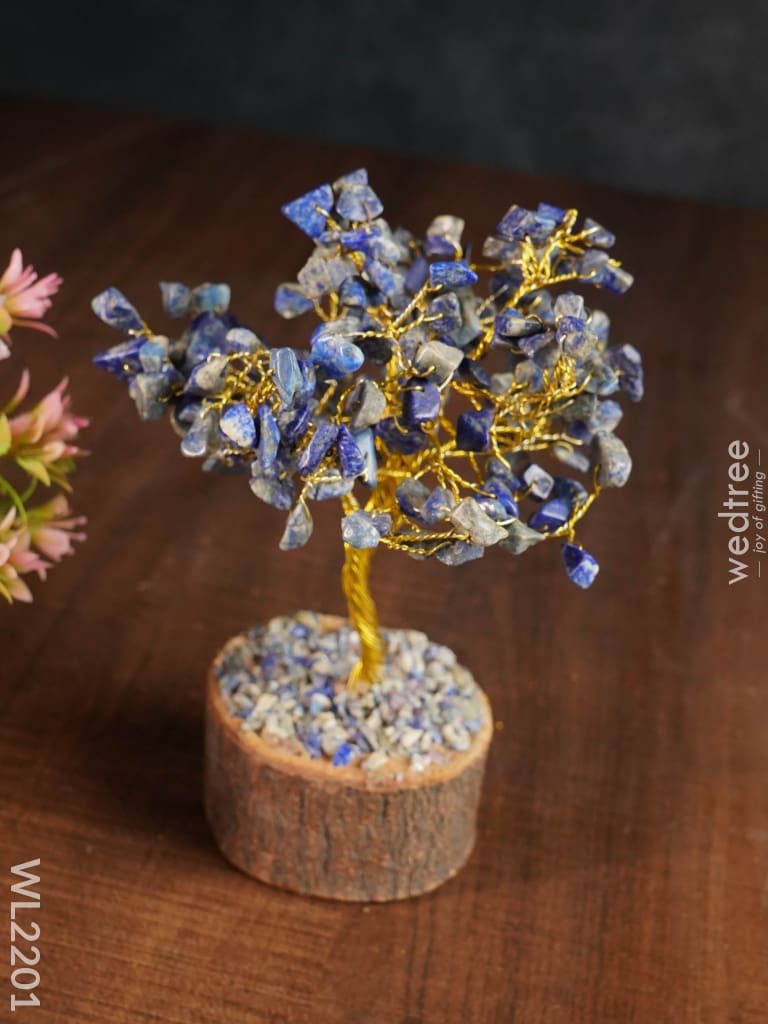 The Tree Of Life - ( Lapis Blue ) Wl2201 Crystal Gifts