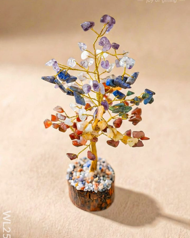 The Tree of Life - (Seven Chakra Crystal Stone) - WL2532 - Crystal gifts