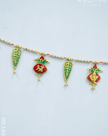 White Metal Thoran Kalash Motifs- Wl1865 Thorans